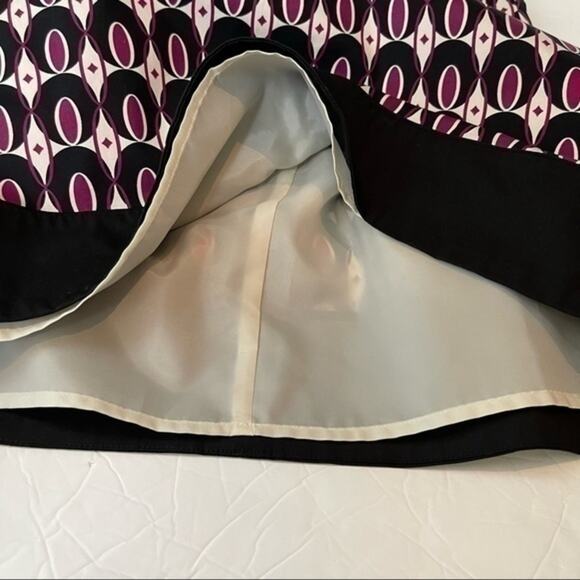 Ann Taylor Bold Retro Print Shift OfficeCore Career Dress NWOT Size 6P - Picture 8 of 12